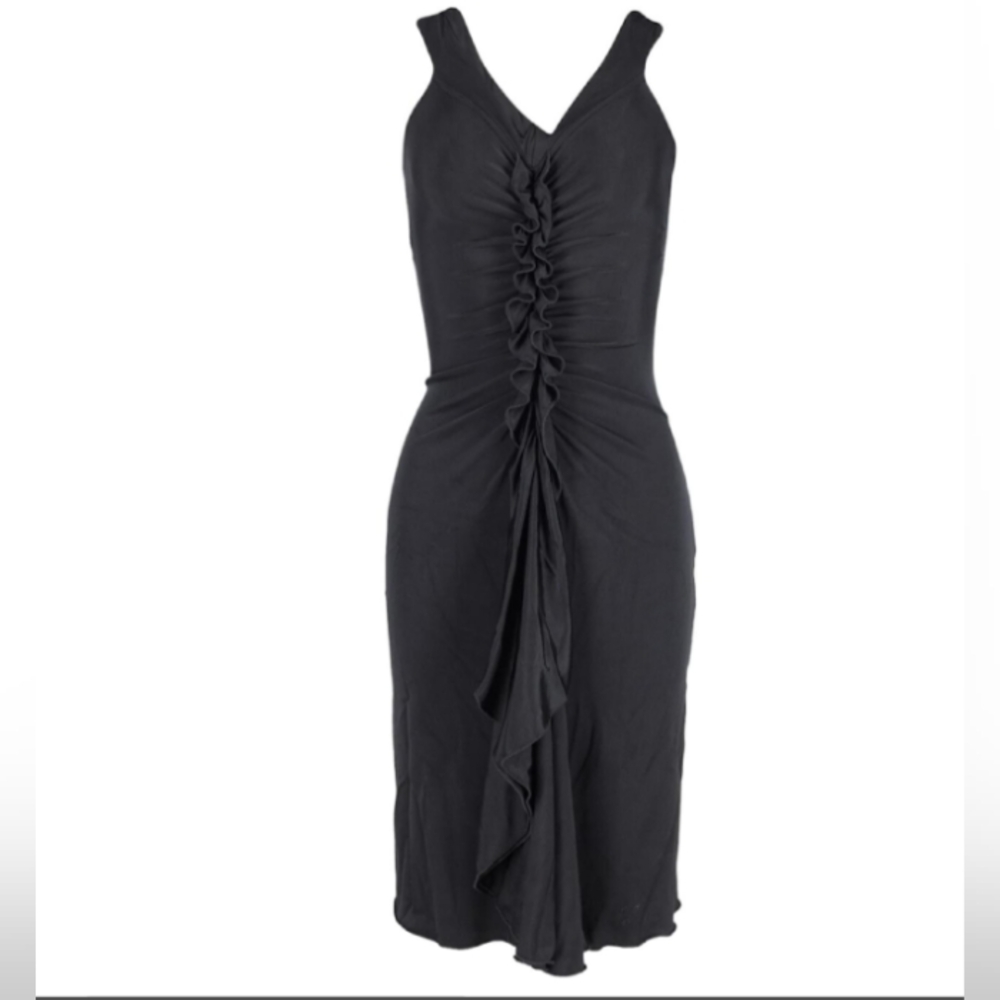 Temperley London,Made In Italy,Black Fitted Dress,US 6 Will Fit 8